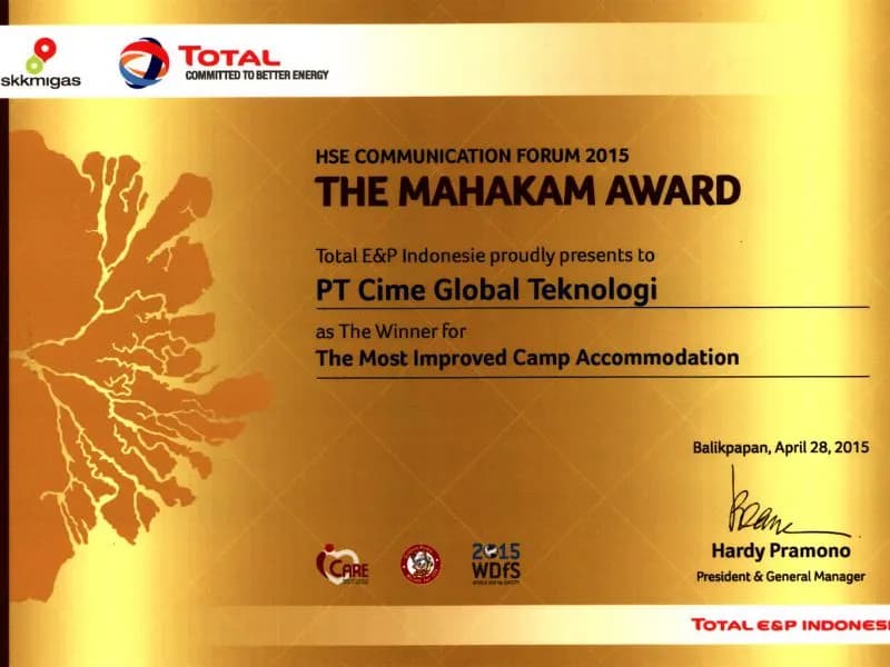 The Mahakam Award — Most Improved Camp Accommodation